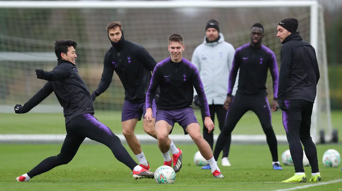 Juan Foyth returns to training for Tottenham