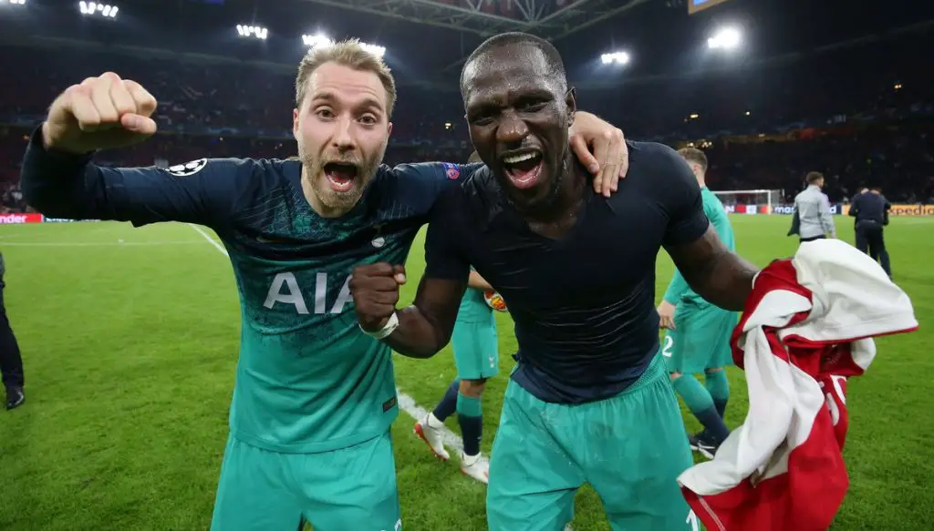 Christian Eriksen and Moussa Sissoko