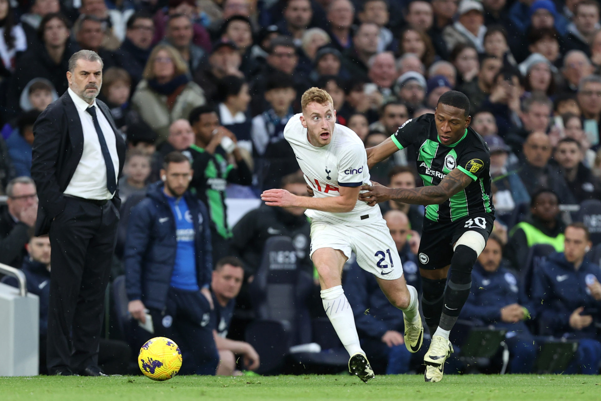 Tottenham star Dejan Kulusevski talks about manager Ange Postecoglou.