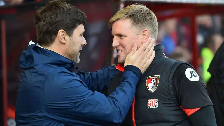 Mauricio Pochettino and Eddie Howe