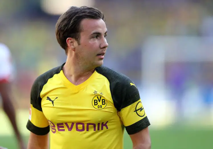 Mario Gotze will be a free agent in the summer