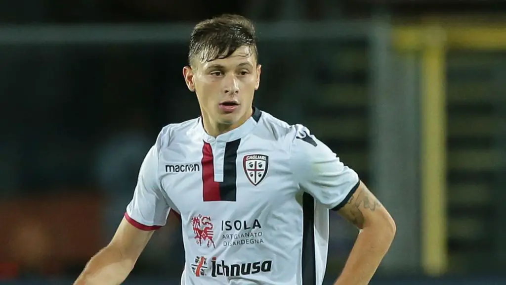 Nicolo Barella during his time at Cagliari.