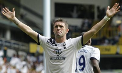 Robbie Keane while playing for Tottenham
