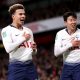 Dele Alli and Son Heung-min of Tottenham