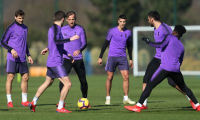 Tottenham team training