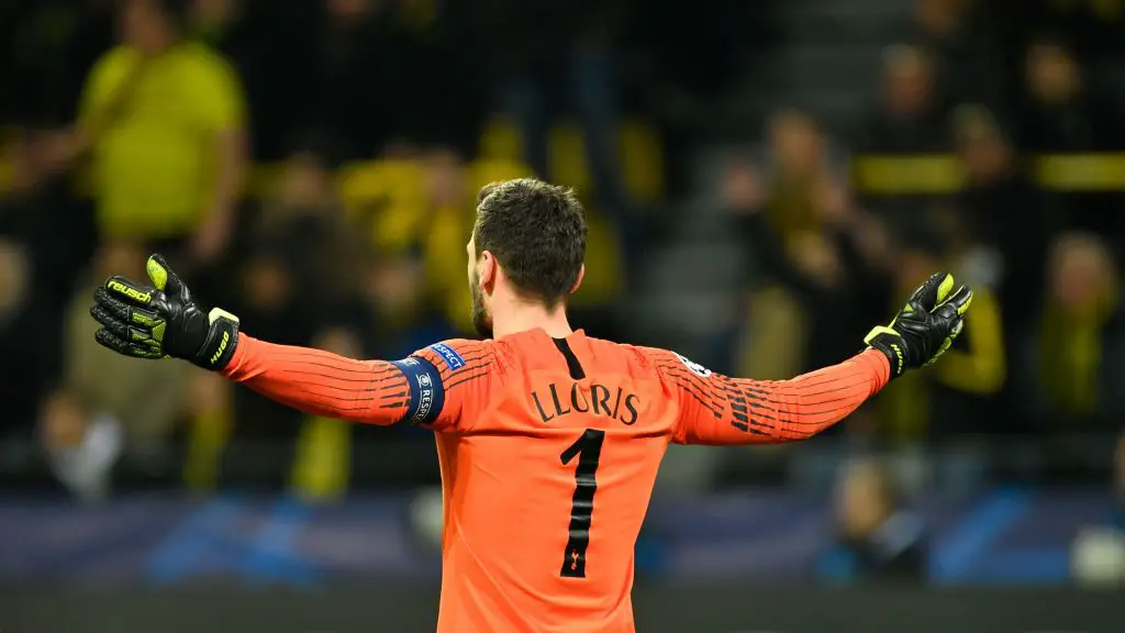 Hugo Lloris against Borussia Dortmund