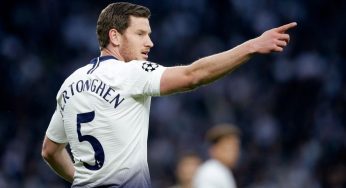 Jan Vertonghen reacts to former Tottenham teammate’s farewell message to fans