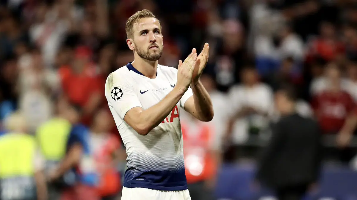 Harry Kane in the 2019 Champions League final.