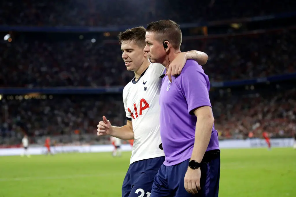 Juan Foyth has two years left on his Tottenham contract