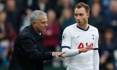 Jose Mourinho and Christian Eriksen