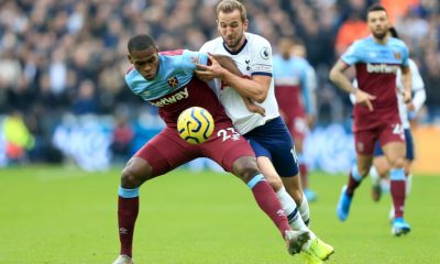 Issa Diop in action against Tottenham