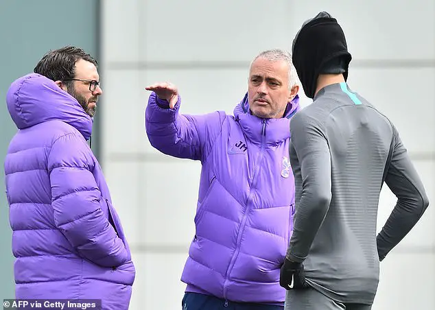 Jose Mourinho has been staying at Spurs training ground