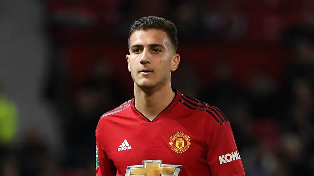 Manchester United star Diogo Dalot one booking away from missing Tottenham Hotspur clash.