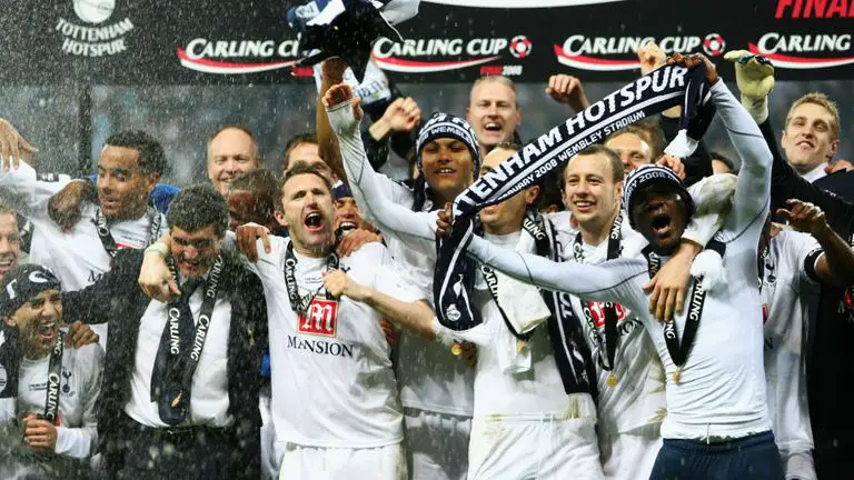 Tottenham last won a trophy in 2008