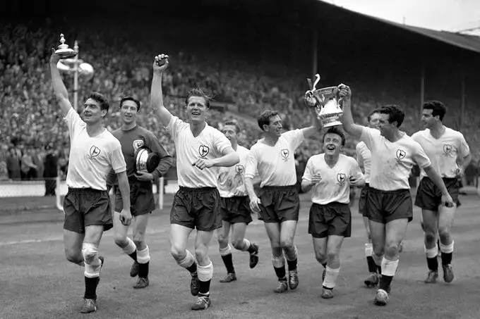 Tottenham Hotspur were the first English club to win a double