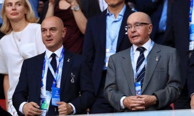 Tottenham Hotspur chairman Daniel Levy with owner Joe Lewis.