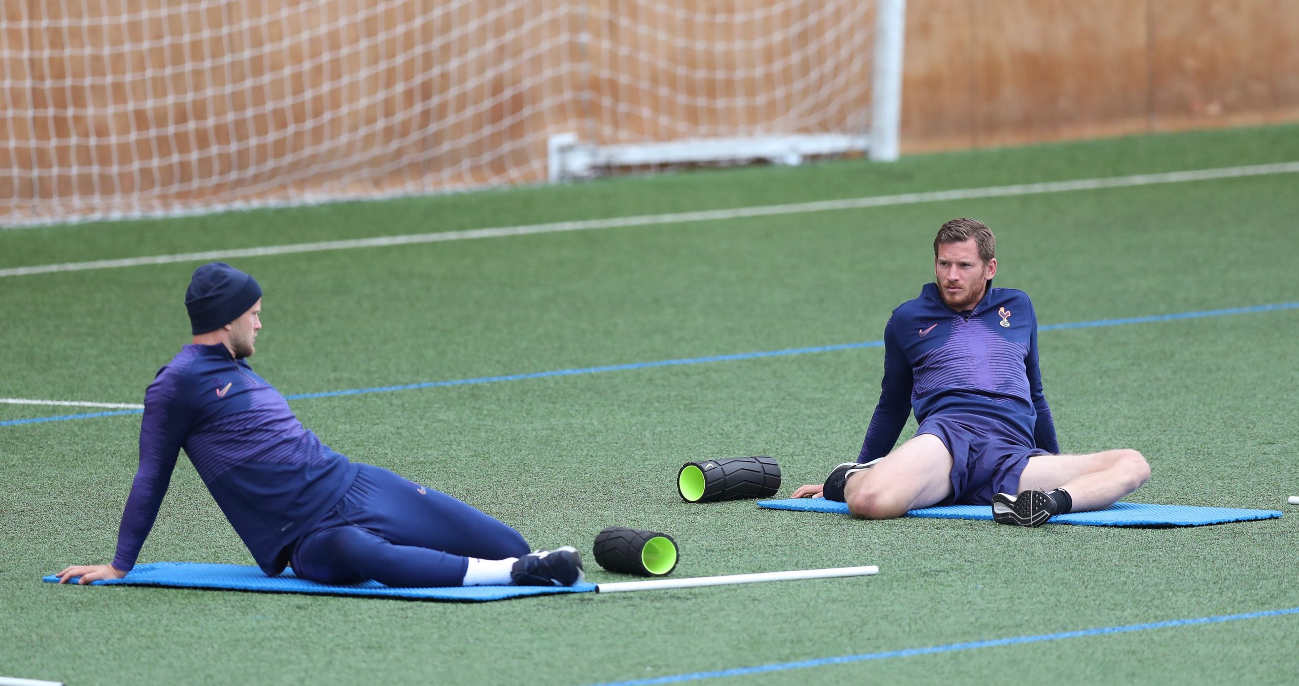 Eric Dier and Jan Vertonghen work out together Tottenham training