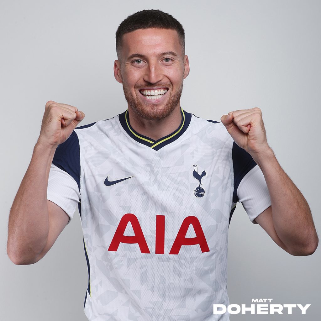 Tottenham Hotspur signed Matt Doherty from Wolves in 2020.