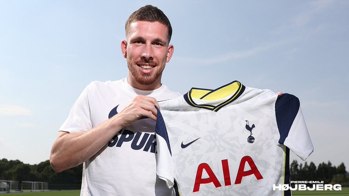 Pierre-Emile Hojbjerg joined Tottenham from Southampton last year.