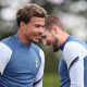 Dele Alli all smiles amid doubts over future (Twitter/SpursOfficial)