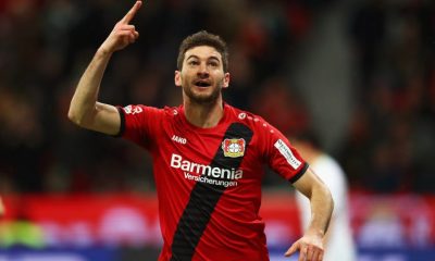 Tottenham have had an approach for Lucas Alario rejected (Getty Images)