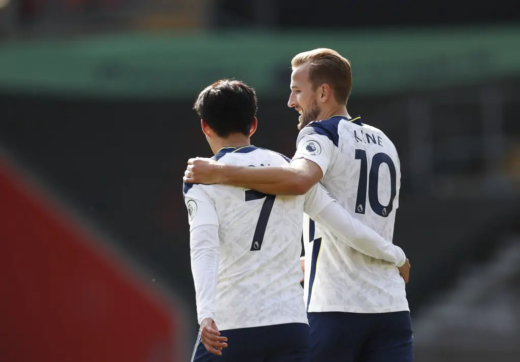 Sebastian Rode names Tottenham duo Harry Kane and Son Heung-min as tough opponents.