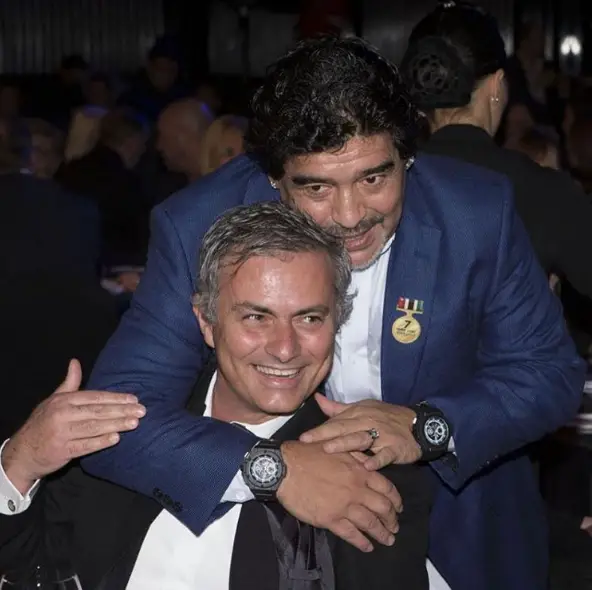 Tottenham Hotspur boss Jose Mourinho opened up on his relationship with Argentine footballing legend Diego Maradona. 