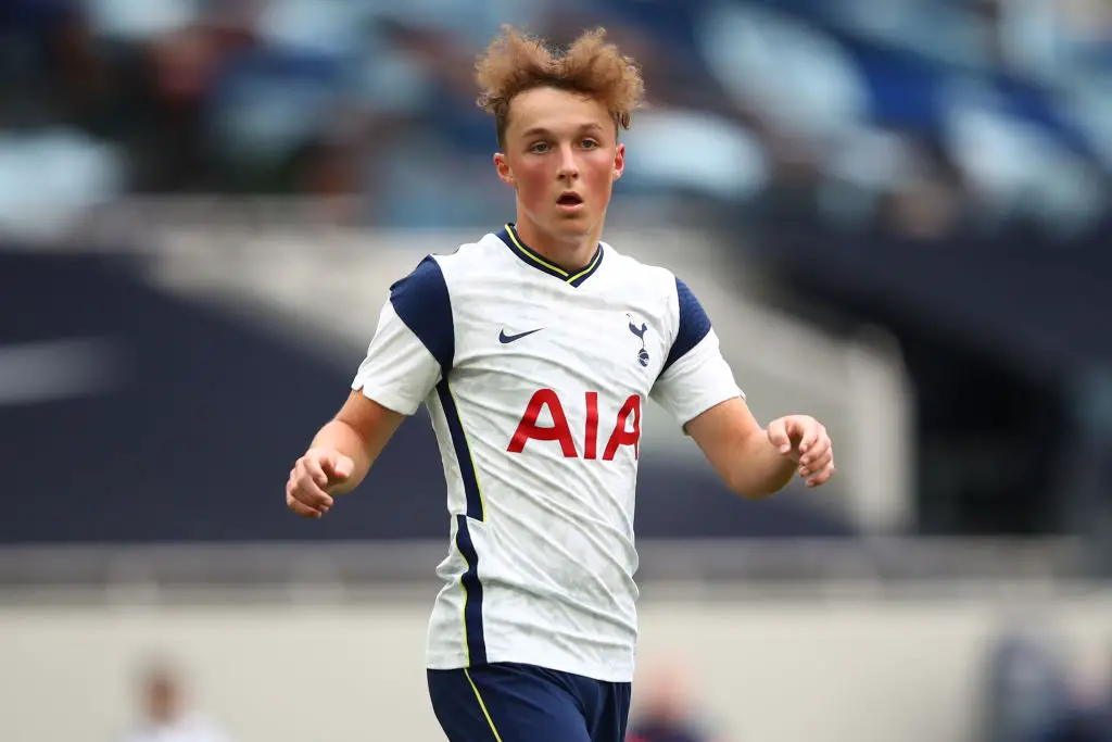Alfie Devine joined Tottenham in 2020. (Getty Images)
