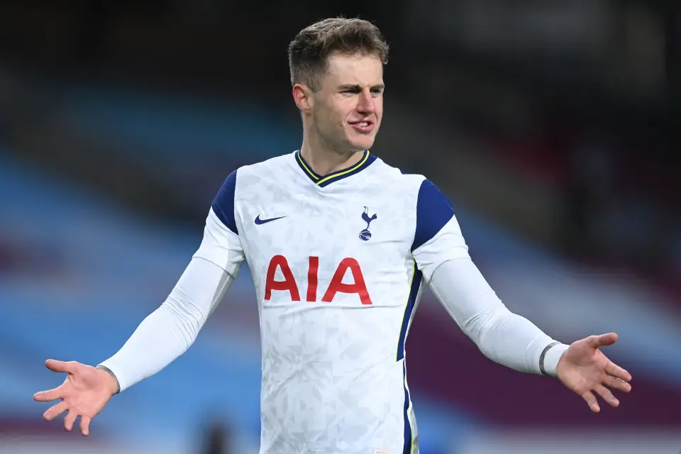 Out of favour Tottenham Hotspur central defender Joe Rodon is pushing for an exit. . (GETTY Images)