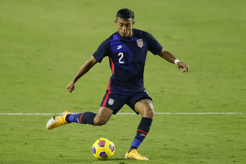 Julian Araujo in action for the United States of America. (GETTY Images)