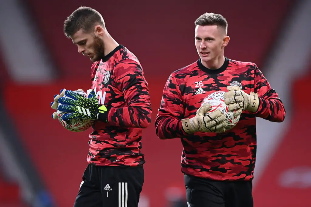 Tottenham Hotspur were interested in Manchester United goalkeeper Dean Henderson.  (Photo by LAURENCE GRIFFITHS/POOL/AFP via Getty Images)