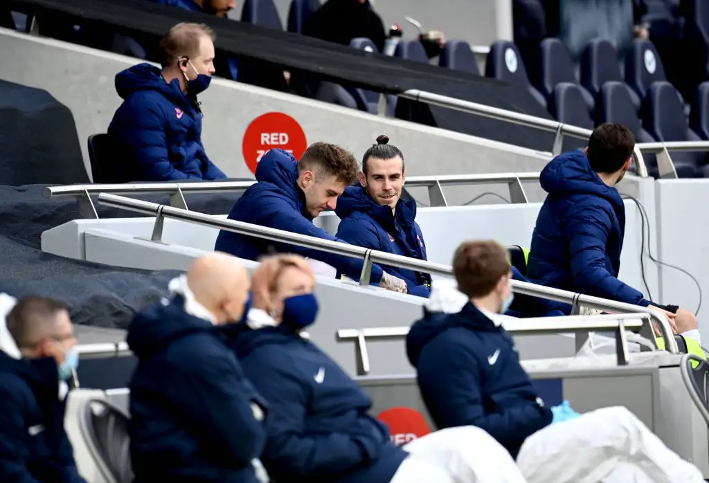 Joe Rodon and Gareth Bale at Tottenham Hotspur. (imago Images)