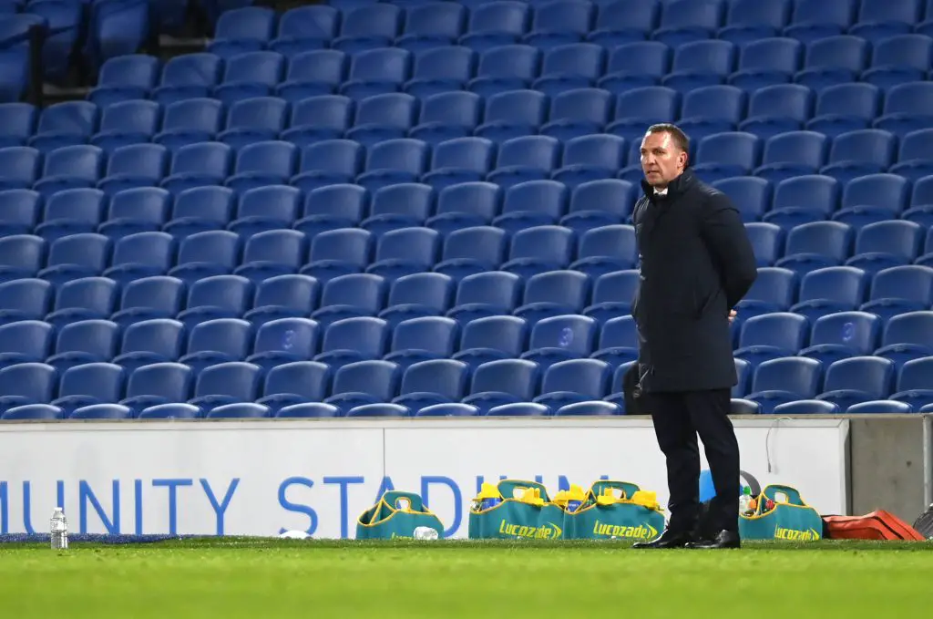 Brendan Rodgers accused the Premier League of giving in to the broadcasters.