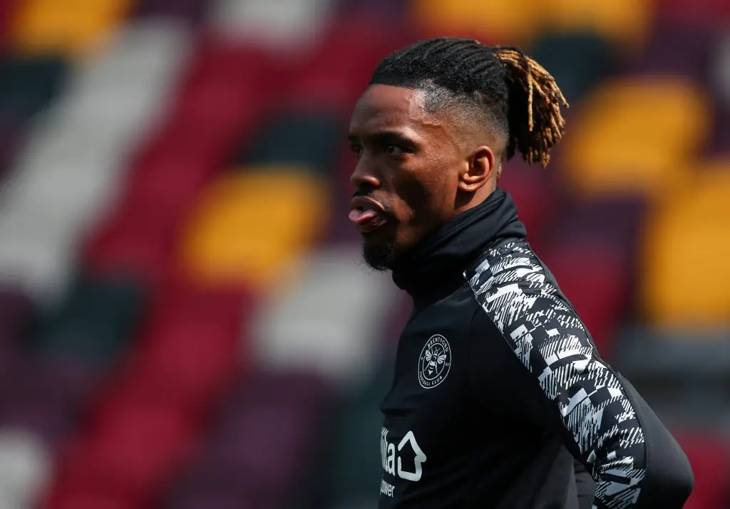 Ivan Toney in action for Brentford. (imago Images)