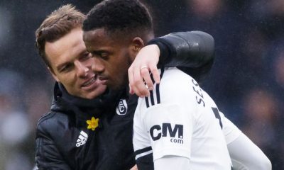 Scott Parker with Ryan Sessegnon at Fulham