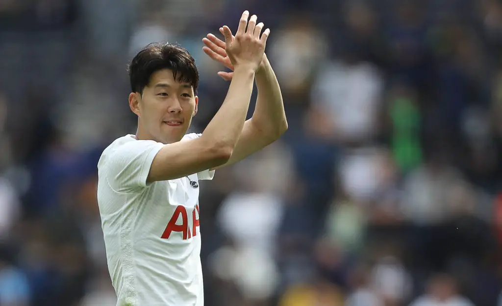 Tottenham Hotspur ace Heung-min Son scored the equalizer against Liverpool. (imago Images)