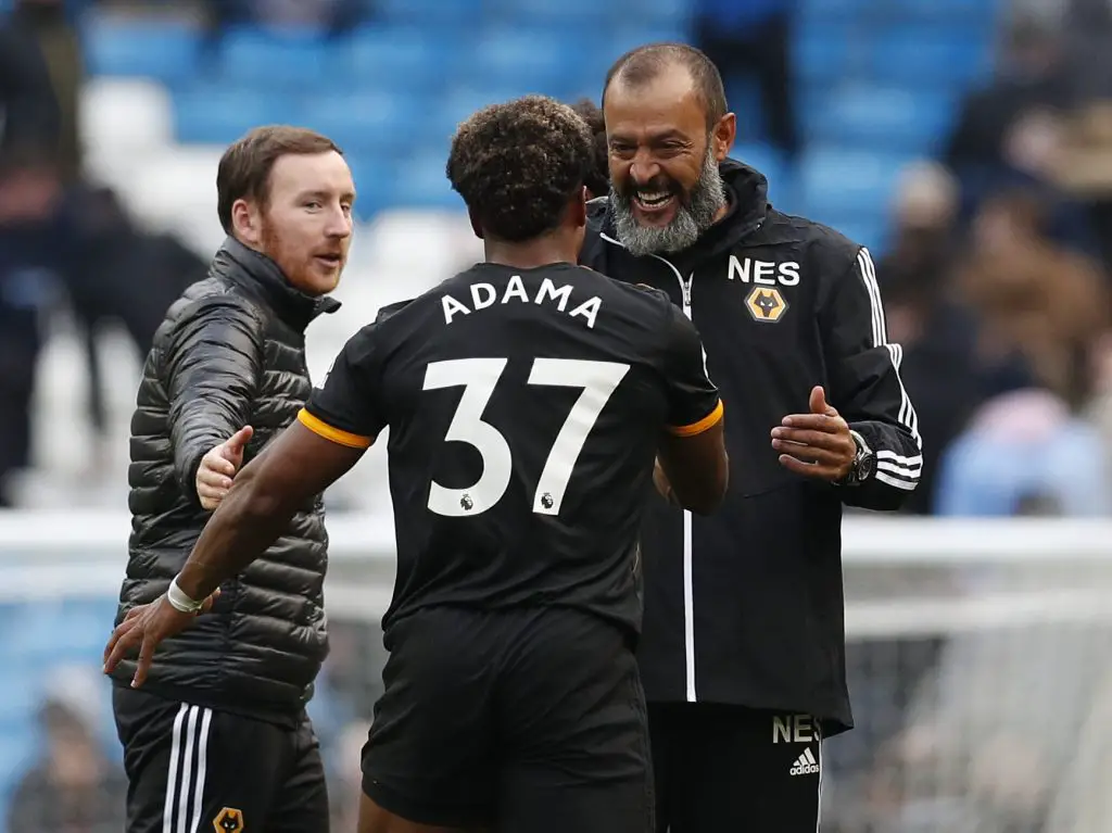 Nuno Espirito Santo was eyeing a reunion with Adama Traore at Tottenham Hotspur. 