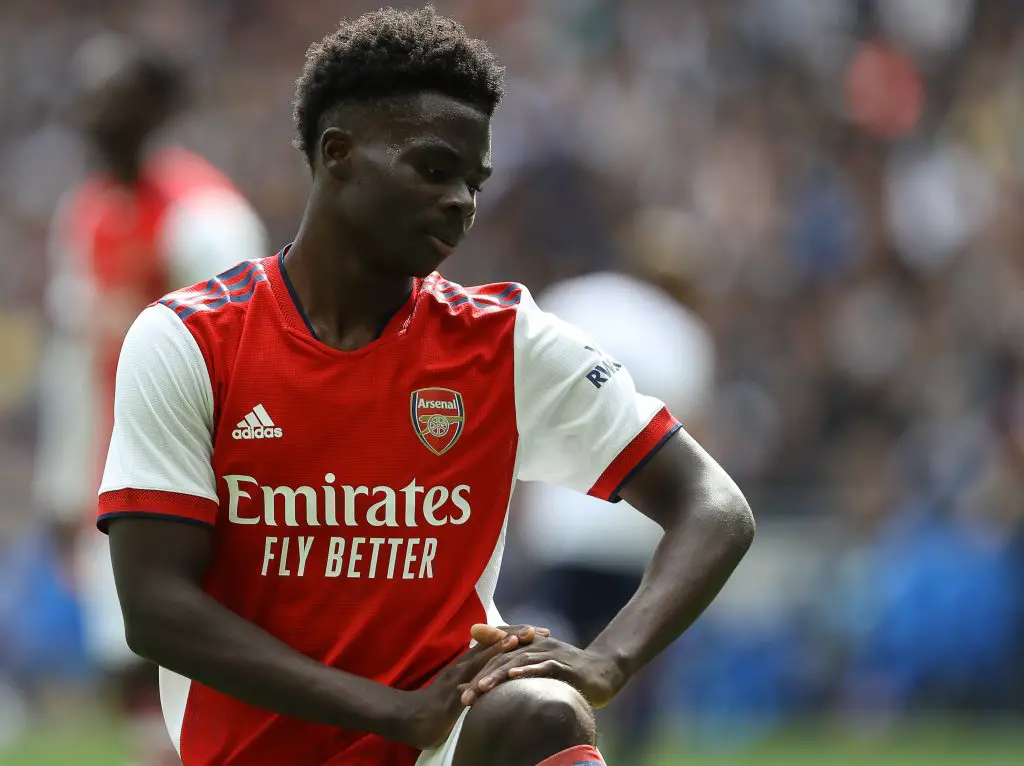 Bukayo Saka believes Arsenal are motivated by having to compete with Tottenham Hotspur for a top-four finish.