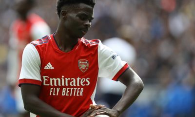 Bukayo Saka believes Arsenal are motivated by having to compete with Tottenham Hotspur for a top-four finish.
