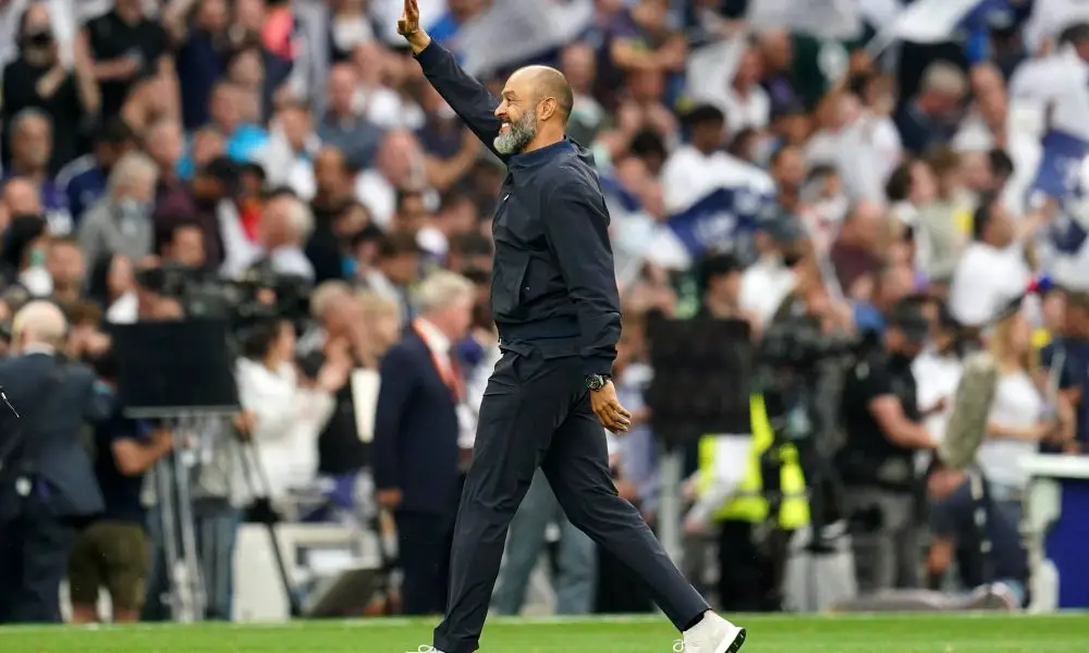Former Tottenham Hotspur manager Nuno Espirito Santo in the running for Everton job.
