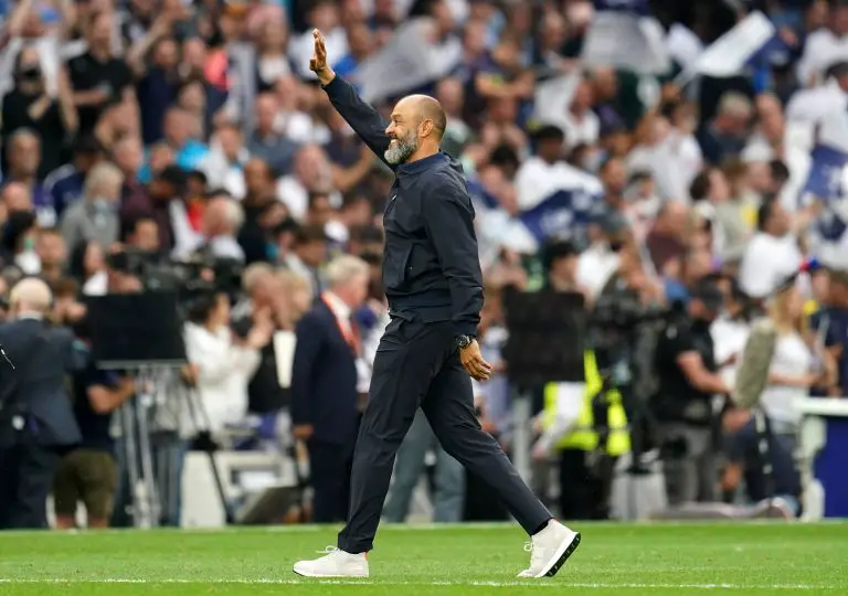 Former Tottenham Hotspur manager Nuno Espirito Santo in the running for Everton job.