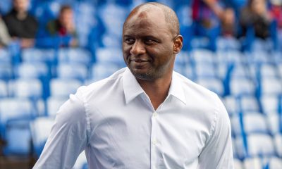 Patrick Vieira is the Crystal Palace manager.