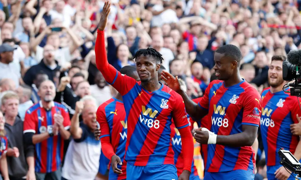 Tottenham and Barcelona target Wilfried Zaha drops hint on his future in a now-deleted tweet