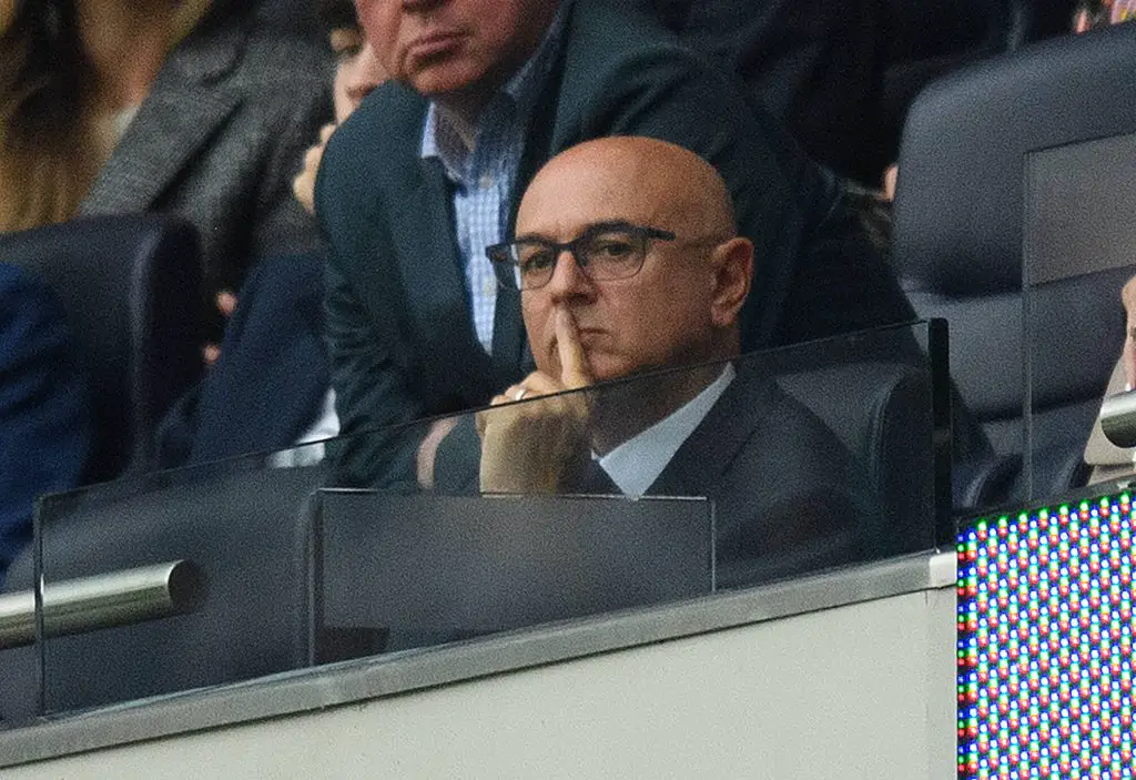 Daniel Levy in the stands. (imago Images)