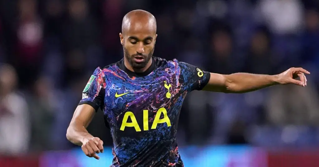 "Top three" says Lucas Moura on wonder goal against Norwich for Tottenham.