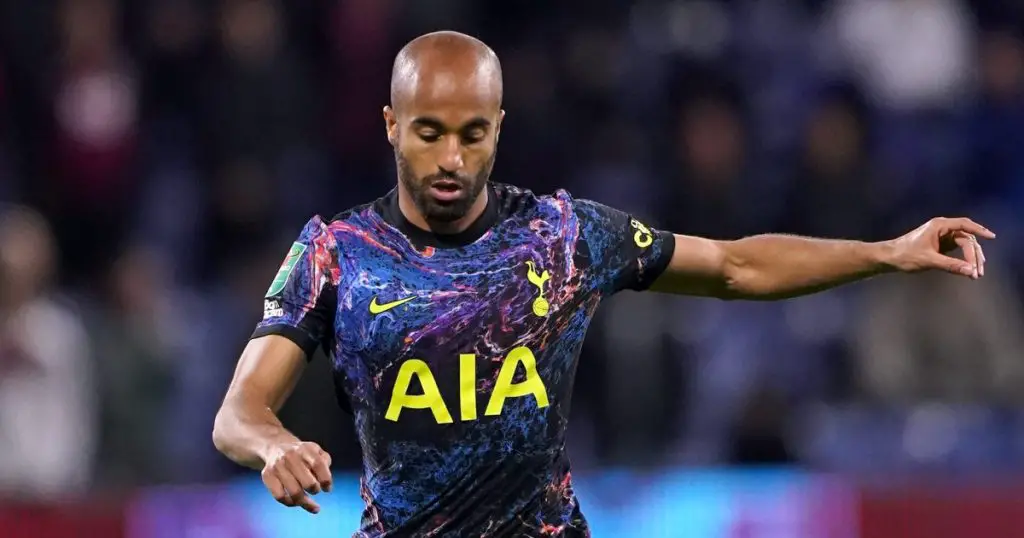 Lucas Moura scored the winner against Burnley in their latest EFL Cup tie