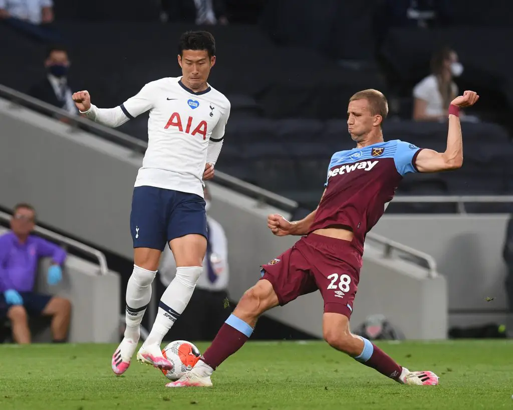 Tottenham Hotspur manager gives fresh injury update for Son Heung-min and Cristian Romero. (Photo by Neil Hall/Pool via Getty Images)