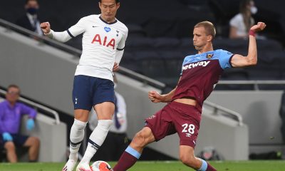 Tottenham take on West Ham United in a London derby. (Photo by Neil Hall/Pool via Getty Images)
