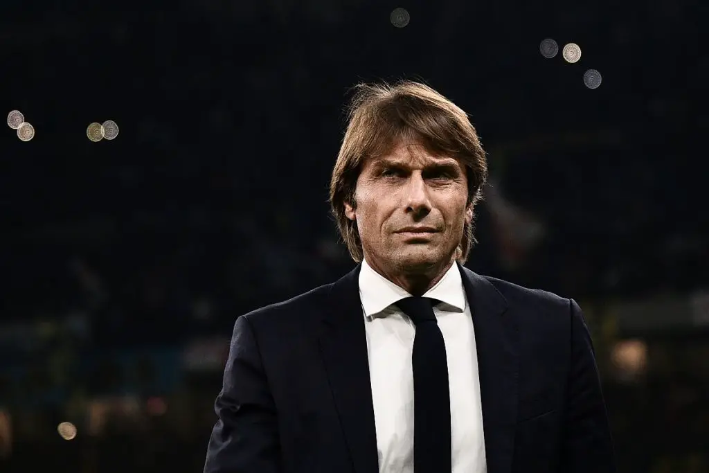 Antonio Conte of Tottenham slammed for post-match presser after Mura loss. (Photo by Marco BERTORELLO/AFP)