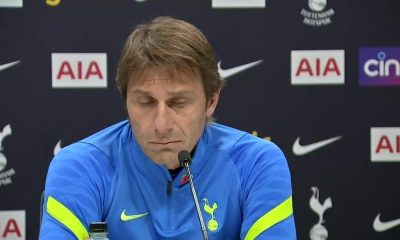Tottenham Hotspur manager Antonio Conte in a press conference.